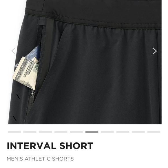 Men's Turquoise Athletic Shorts - Picture 9 of 11